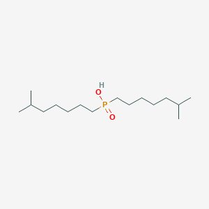molecular formula C16H35O2P B1601763 Diisooctylphosphinic acid CAS No. 27661-42-3
