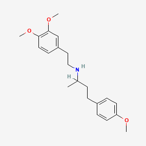 molecular formula C21H29NO3 B1601769 三甲氧基多巴酚丁胺 CAS No. 61413-44-3