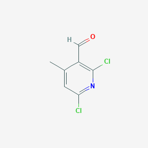 molecular formula C7H5Cl2NO B1601771 2,6-Dichloro-4-methylnicotinaldehyde CAS No. 91591-70-7
