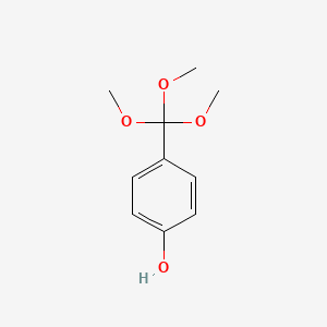 molecular formula C10H14O4 B1601774 4-(Trimethoxymethyl)phenol CAS No. 27689-95-8
