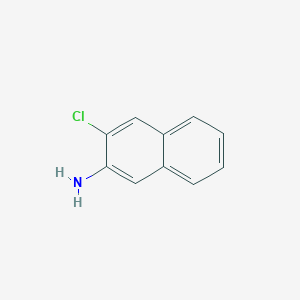 molecular formula C10H8ClN B1601789 3-氯萘-2-胺 CAS No. 38410-42-3
