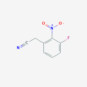 molecular formula C8H5FN2O2 B1601791 2-(3-Fluoro-2-nitrophenyl)acetonitrile CAS No. 105003-88-1