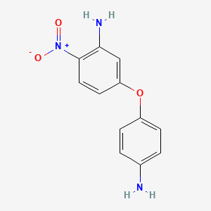 molecular formula C12H11N3O3 B1601794 5-(4-氨基苯氧基)-2-硝基苯胺 CAS No. 30491-74-8
