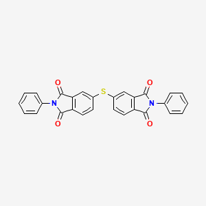 molecular formula C28H16N2O4S B1601799 5,5'-Thiobis(2-phenylisoindoline-1,3-dione) CAS No. 58974-89-3