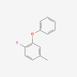 molecular formula C13H11FO B1601810 1-Fluoro-4-methyl-2-phenoxybenzene CAS No. 74483-53-7