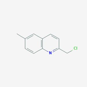 molecular formula C11H10ClN B1601819 2-(氯甲基)-6-甲基喹啉 CAS No. 22989-38-4