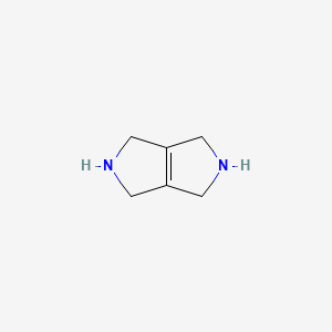 molecular formula C6H10N2 B1601838 1,2,3,4,5,6-六氢吡咯并[3,4-c]吡咯 CAS No. 135325-06-3