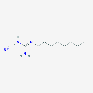 molecular formula C10H20N4 B1601841 N-Cyano-N''-octylguanidine CAS No. 60852-95-1