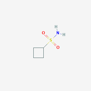 molecular formula C4H9NO2S B1601842 Cyclobutanesulfonamide CAS No. 445305-91-9