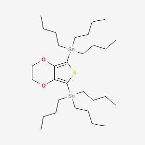 molecular formula C30H58O2SSn2 B1601857 2,5-Bis(tributylstannyl)-3,4-ethylenedioxythiophene CAS No. 291308-76-4