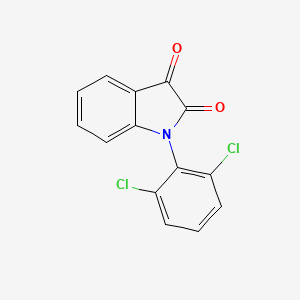 molecular formula C14H7Cl2NO2 B1601863 1-(2,6-Dichlorophenyl)indole-2,3-dione CAS No. 24542-74-3