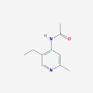 molecular formula C10H14N2O B1601867 N-(5-Ethyl-2-methylpyridin-4-yl)acetamide CAS No. 90873-00-0
