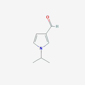 molecular formula C8H11NO B1601868 1-Isopropyl-1H-pyrrole-3-carbaldehyde CAS No. 30186-45-9