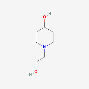 molecular formula C7H15NO2 B1601870 4-Hydroxy-1-piperidineethanol CAS No. 224431-84-9