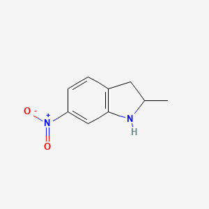 molecular formula C9H10N2O2 B1601872 2-Methyl-6-nitroindoline CAS No. 51134-82-8