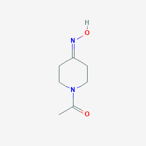 molecular formula C7H12N2O2 B160188 1-(4-(羟亚氨基)哌啶-1-基)乙酮 CAS No. 135581-16-7