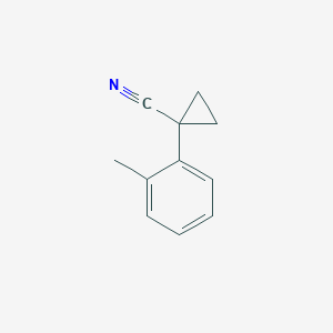 molecular formula C11H11N B1601893 1-(O-Tolyl)cyclopropanecarbonitrile CAS No. 124276-51-3