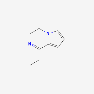 molecular formula C9H12N2 B1601898 1-Ethyl-3,4-dihydropyrrolo[1,2-a]pyrazine CAS No. 243458-22-2