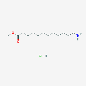 molecular formula C₁₃H₂₈ClNO₂ B016019 十二烷基甲酸甲酯盐酸盐 CAS No. 4271-86-7