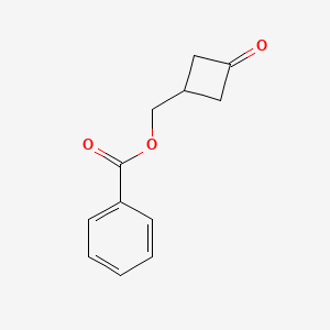 molecular formula C12H12O3 B1601903 (3-氧代环丁基)甲基苯甲酸酯 CAS No. 346425-59-0