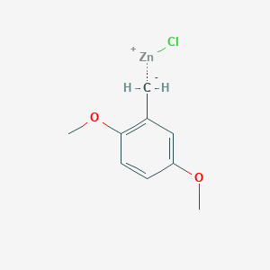 molecular formula C9H11ClO2Zn B1601914 2,5-Dimethoxybenzylzinc chloride CAS No. 352530-32-6