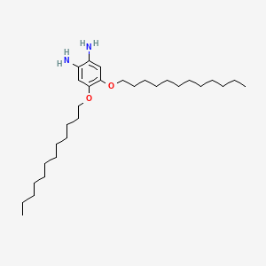 molecular formula C30H56N2O2 B1601934 1,2-Benzenediamine, 4,5-bis(dodecyloxy)- CAS No. 190435-62-2
