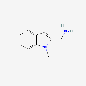 molecular formula C10H12N2 B1601946 (1-Methyl-1H-indol-2-yl)methanamine CAS No. 55556-57-5