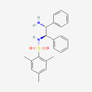 molecular formula C23H26N2O2S B1601958 (1R,2R)-N-(2,4,6-trimethylphenylsulfonyl)-1,2-diphenylethane-1,2-diamine CAS No. 852212-90-9