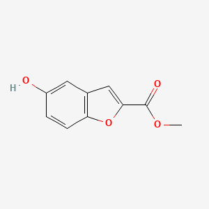 molecular formula C10H8O4 B1601961 Methyl 5-hydroxybenzofuran-2-carboxylate CAS No. 1646-28-2