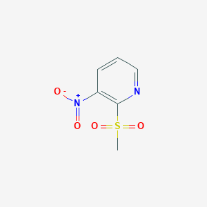 molecular formula C6H6N2O4S B1601964 2-(Methylsulfonyl)-3-nitropyridine CAS No. 56825-29-7