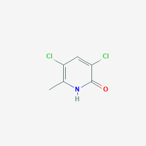 molecular formula C6H5Cl2NO B1601967 3,5-Dichloro-6-methylpyridin-2-OL CAS No. 22109-55-3