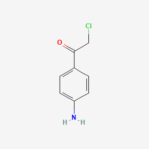 molecular formula C8H8ClNO B1601970 1-(4-Aminophenyl)-2-chloroethanone CAS No. 2631-71-2
