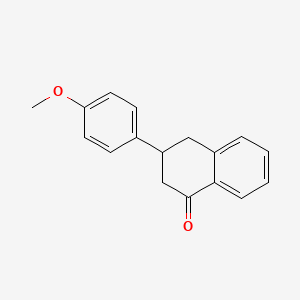 1(2H)-Naphthalenone, 3,4-dihydro-3-(4-methoxyphenyl)-