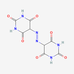molecular formula C8H6N6O6 B1601976 2,4,6(1H,3H,5H)-Pyrimidinetrione, 5,5'-(1,2-diazenediyl)bis- CAS No. 25157-64-6