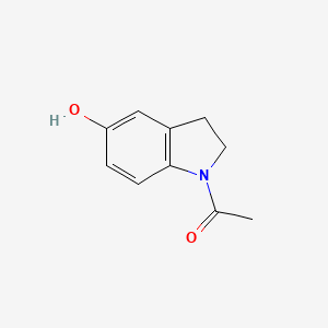 molecular formula C10H11NO2 B1601977 1-(5-Hydroxyindolin-1-YL)ethanone CAS No. 4770-32-5