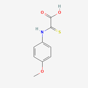 2-((4-Methoxyphenyl)amino)-2-thioxoacetic acid