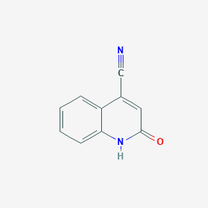 molecular formula C10H6N2O B1601993 4-Cyano-2-hydroxyquinoline CAS No. 63158-99-6