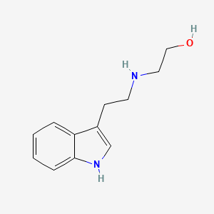 molecular formula C12H16N2O B1601995 2-((2-(1H-吲哚-3-基)乙基)氨基)乙醇 CAS No. 37465-61-5