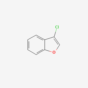 molecular formula C8H5ClO B1601996 3-氯苯并呋喃 CAS No. 63361-59-1