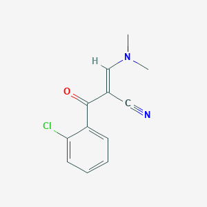 molecular formula C12H11ClN2O B1602019 2-(2-Chlorobenzoyl)-3-(dimethylamino)acrylonitrile CAS No. 52200-17-6