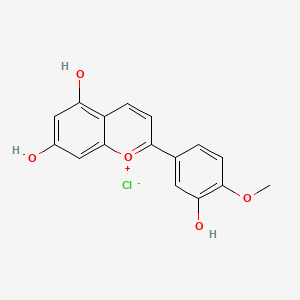 molecular formula C16H13ClO5 B1602025 Diosmetinidin chloride CAS No. 64670-94-6