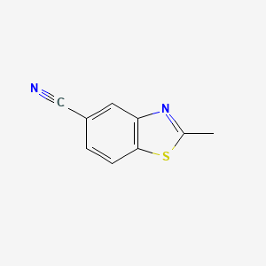 molecular formula C9H6N2S B1602028 2-Methylbenzo[d]thiazole-5-carbonitrile CAS No. 90418-93-2