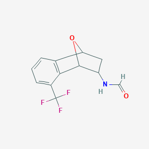 B160203 1,4-Epoxy-2-formamido-1,2,3,4-tetrahydro-8-trifluoromethylnaphthalene CAS No. 134254-12-9