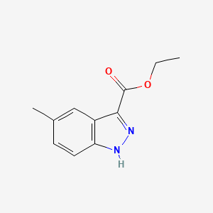 molecular formula C11H12N2O2 B1602036 5-甲基-1H-吲唑-3-羧酸乙酯 CAS No. 1908-01-6