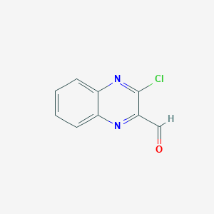 molecular formula C9H5ClN2O B1602040 3-Chloroquinoxaline-2-carbaldehyde CAS No. 49568-68-5