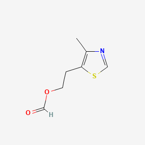 molecular formula C7H9NO2S B1602044 2-(4-Methylthiazol-5-yl)ethyl formate CAS No. 90731-56-9
