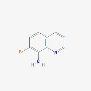 molecular formula C9H7BrN2 B1602045 7-溴喹啉-8-胺 CAS No. 85656-65-1