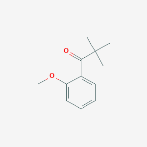 molecular formula C12H16O2 B1602046 1-(2-Methoxyphenyl)-2,2-dimethylpropan-1-one CAS No. 22526-24-5