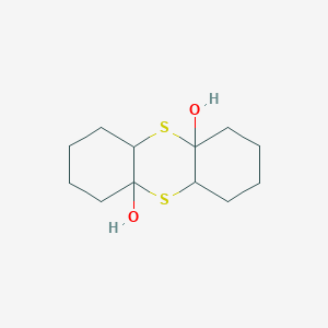 molecular formula C12H20O2S2 B1602067 1,2,3,4,5a,6,7,8,9,10a-Decahydrothianthrene-4a,9a-diol CAS No. 68134-79-2