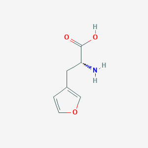 molecular formula C7H9NO3 B1602069 (R)-2-Amino-3-(furan-3-yl)propanoic acid CAS No. 129030-34-8